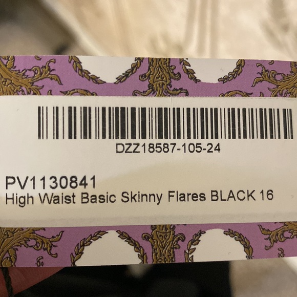 BOOHOO boutique NWT BOHO extra long skinny flares size 12 - Picture 6 of 6